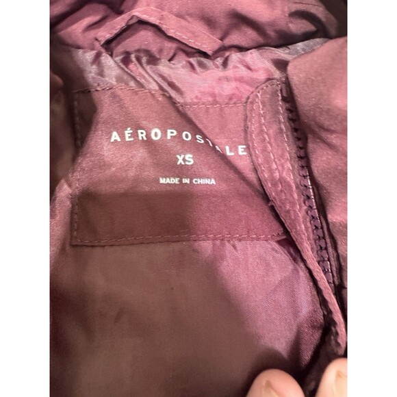 Lot Of 2 Aeropostale Puffer Vest Quilted Women's Size XS Pink And Purple Full So - Picture 5 of 16